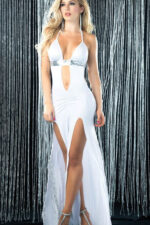 Deluxerie Lange Erotisches Kleid Moll