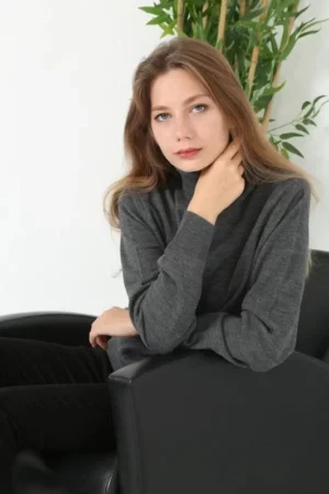 Deluxerie Gestrickter Pullover MF-Elayne