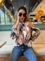 Deluxerie Bluse MF-Gardenia