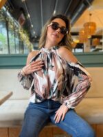 Deluxerie Bluse MF-Gardenia