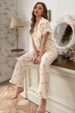 Deluxerie Pyjama-Set Anecia