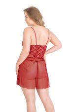 Deluxerie Babydoll-Set für Große Größen Perla