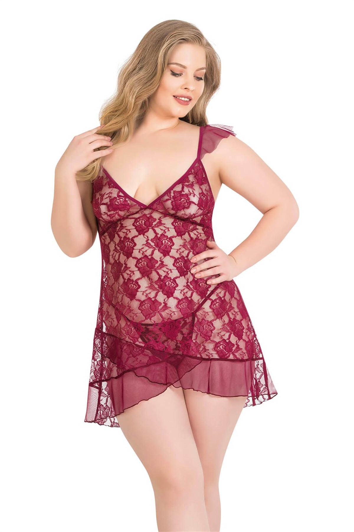 Deluxerie Babydoll-Set für Große Größen Pheba Deluxerie Babydoll-Set für Große Größen Pheba