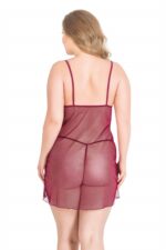 Deluxerie Babydoll-Set für Große Größen Primrose